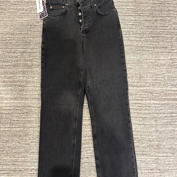Denim Forum “Arlo Hi-Rise Straight” Jeans - Picture 4 of 4